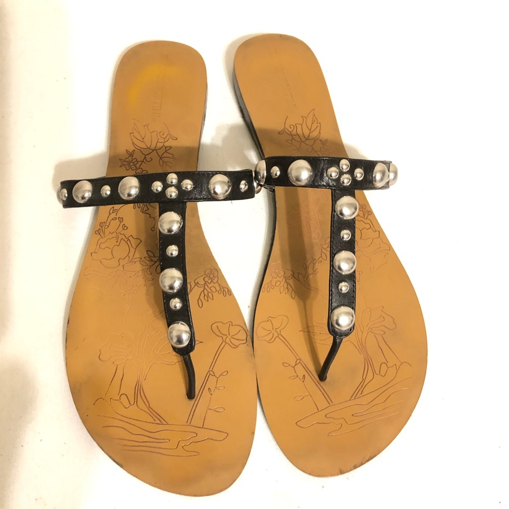 Black studded Embellished Women's Sandals